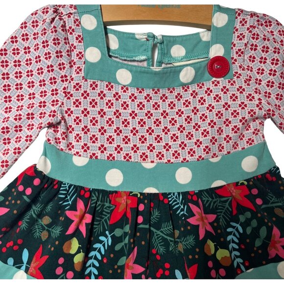 SIZE 2 Matilda Jane 2016 Once Upon a Time Party Mix Dress Fall Leaves Dress - Picture 2 of 8